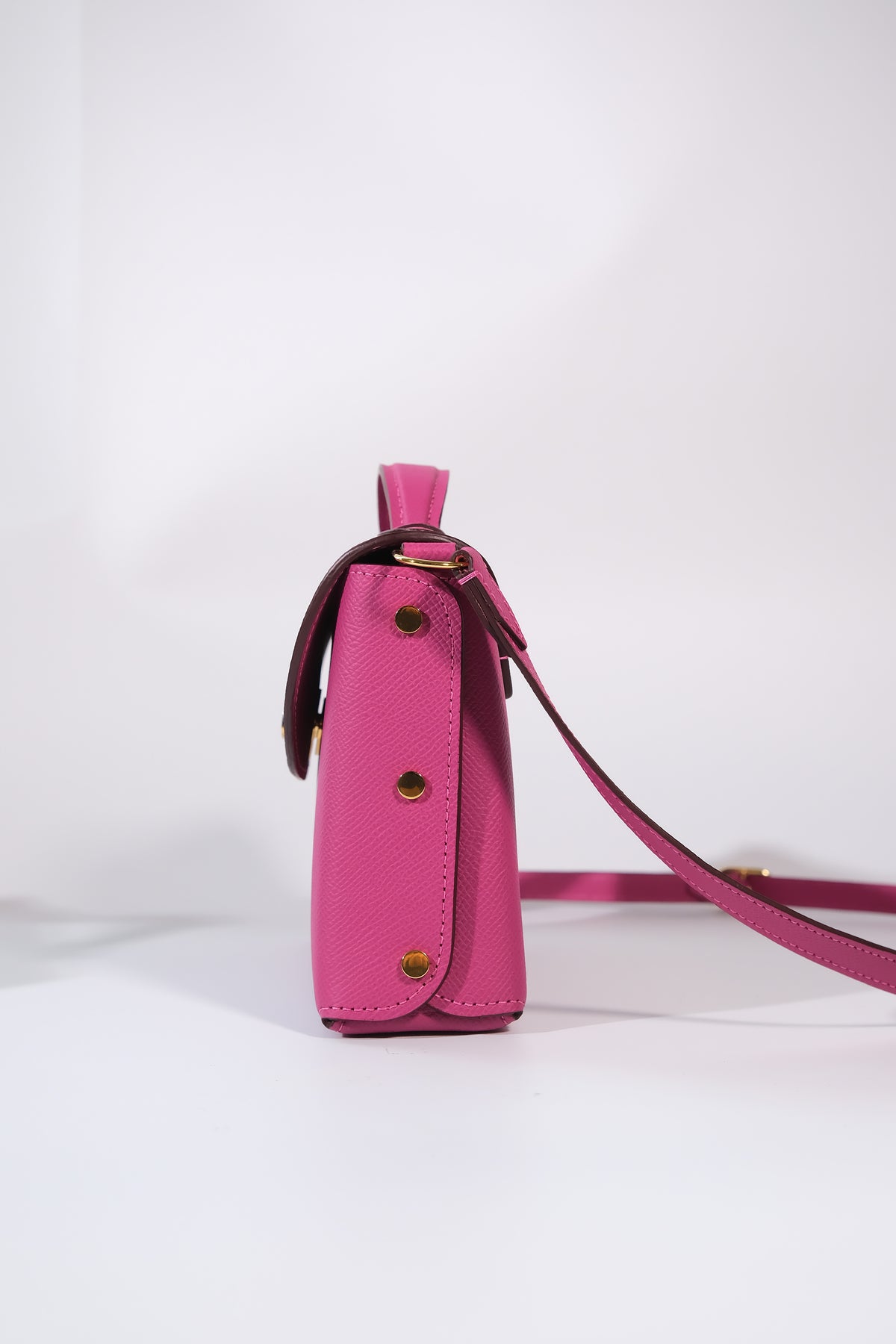 Sumi 21 in Rose Pourpre Epsom with Lilac Demso Leather