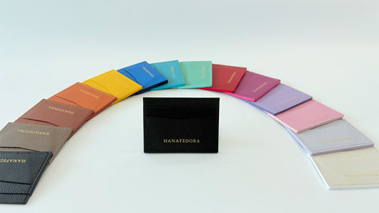 Leather Card Holder in Black