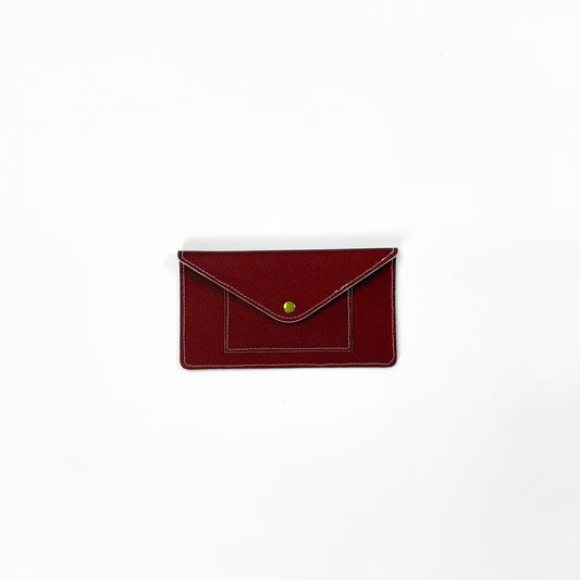 Maroon Epsom Currency Wallet