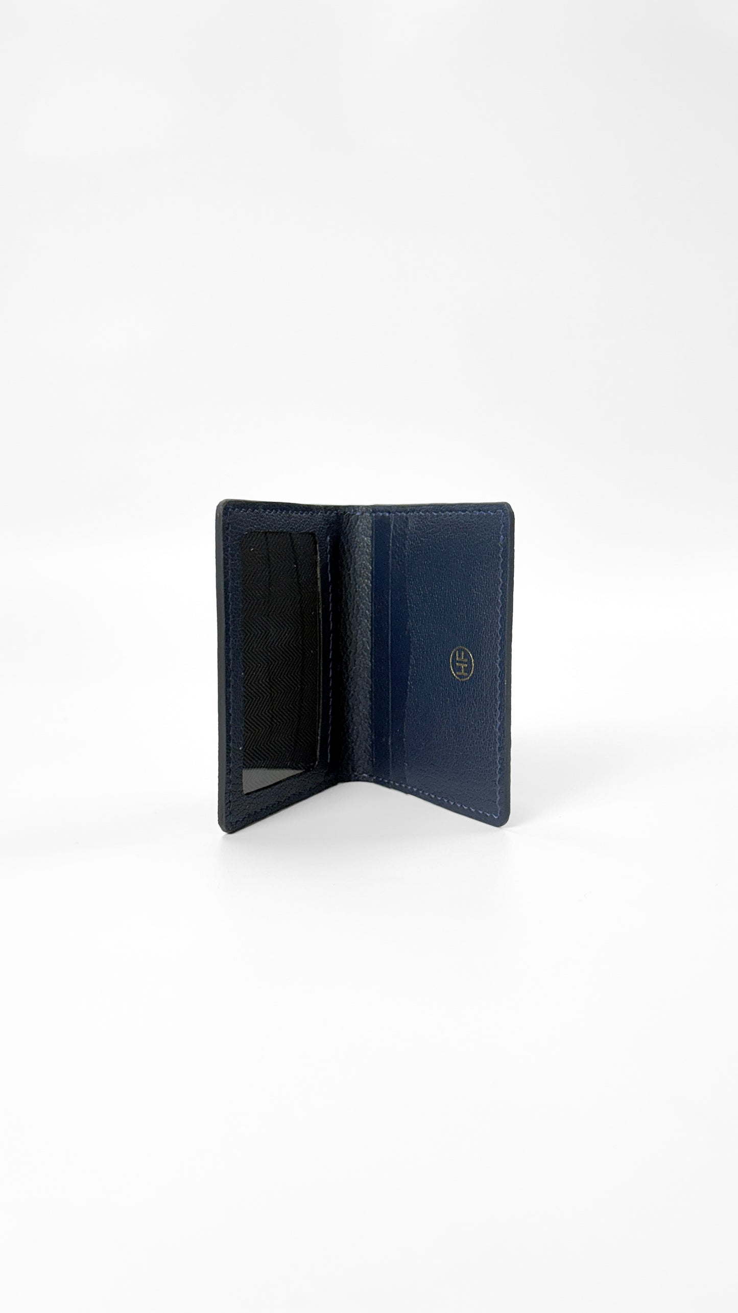 Folded Wallet in Navy Blue