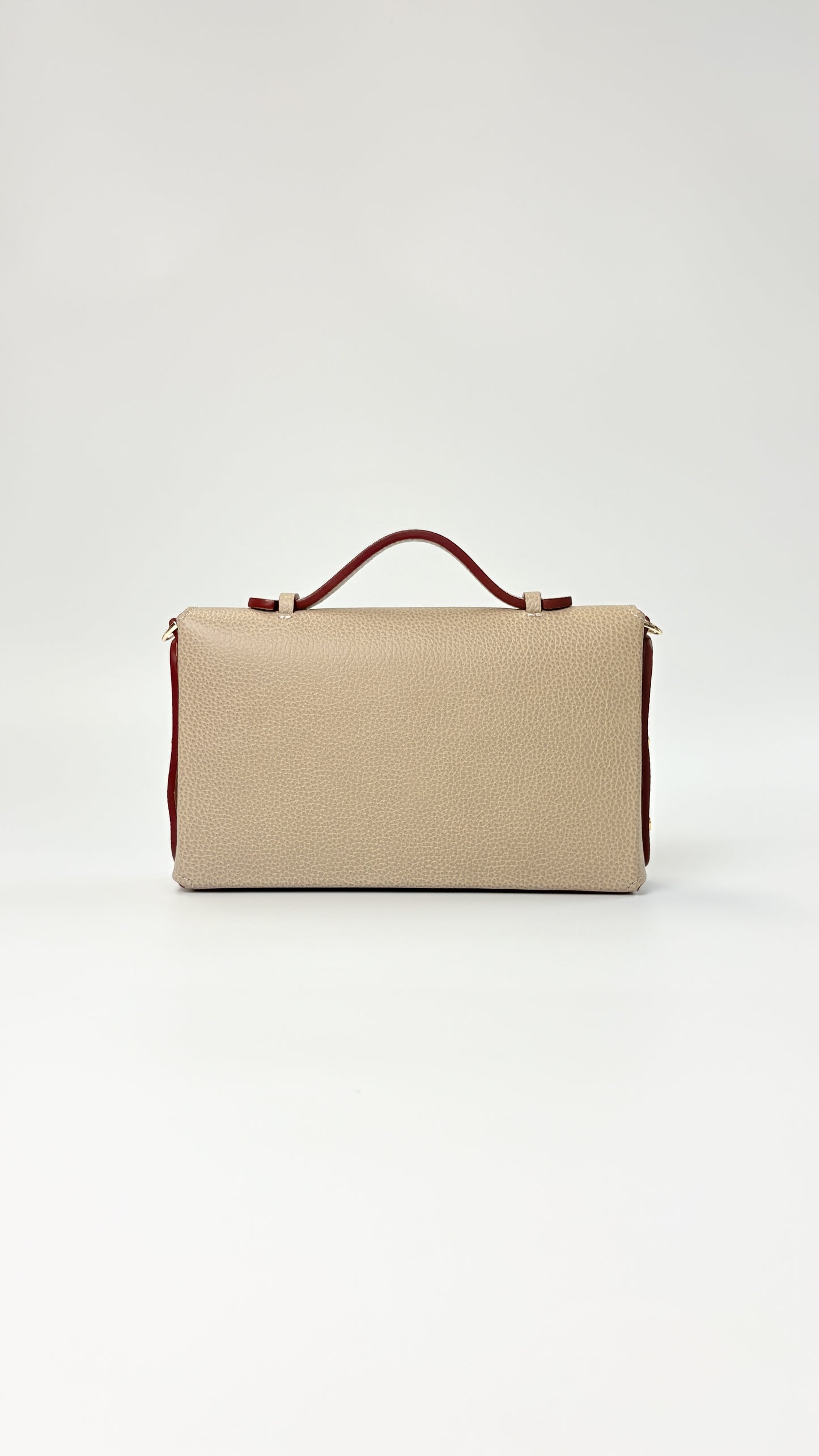 Sumi Crossbody in Taupe with Gold Hardware