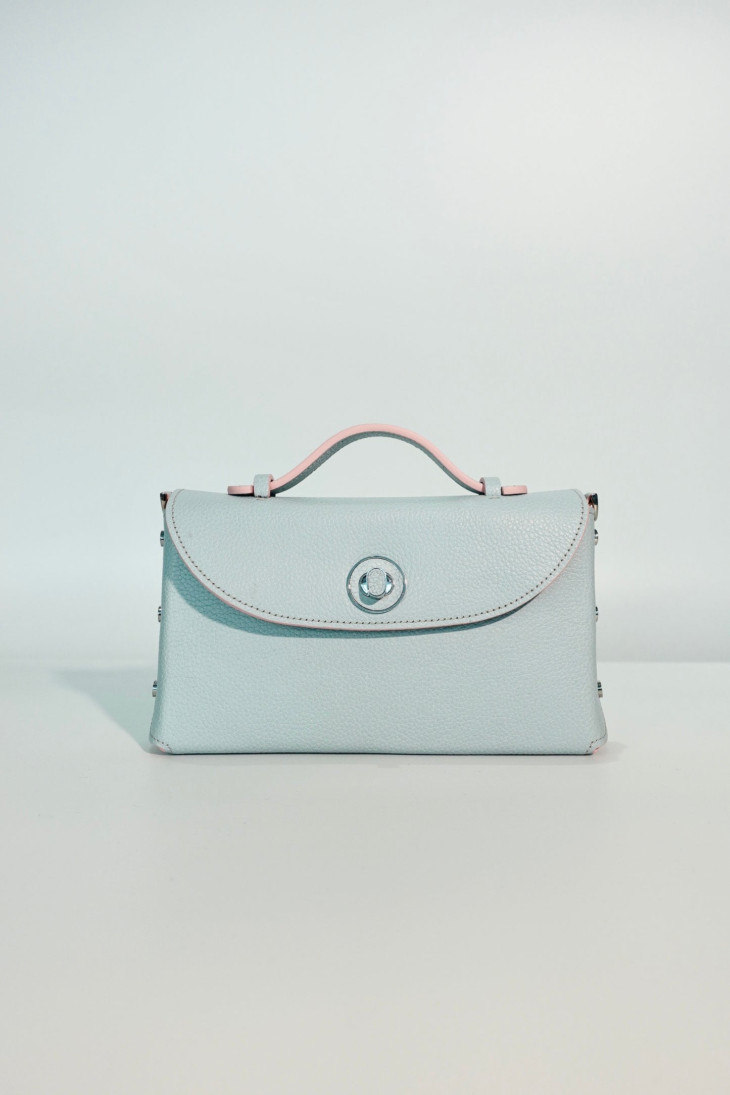 Sumi Crossbody in Guadamar with Leather Insert Silver Lock