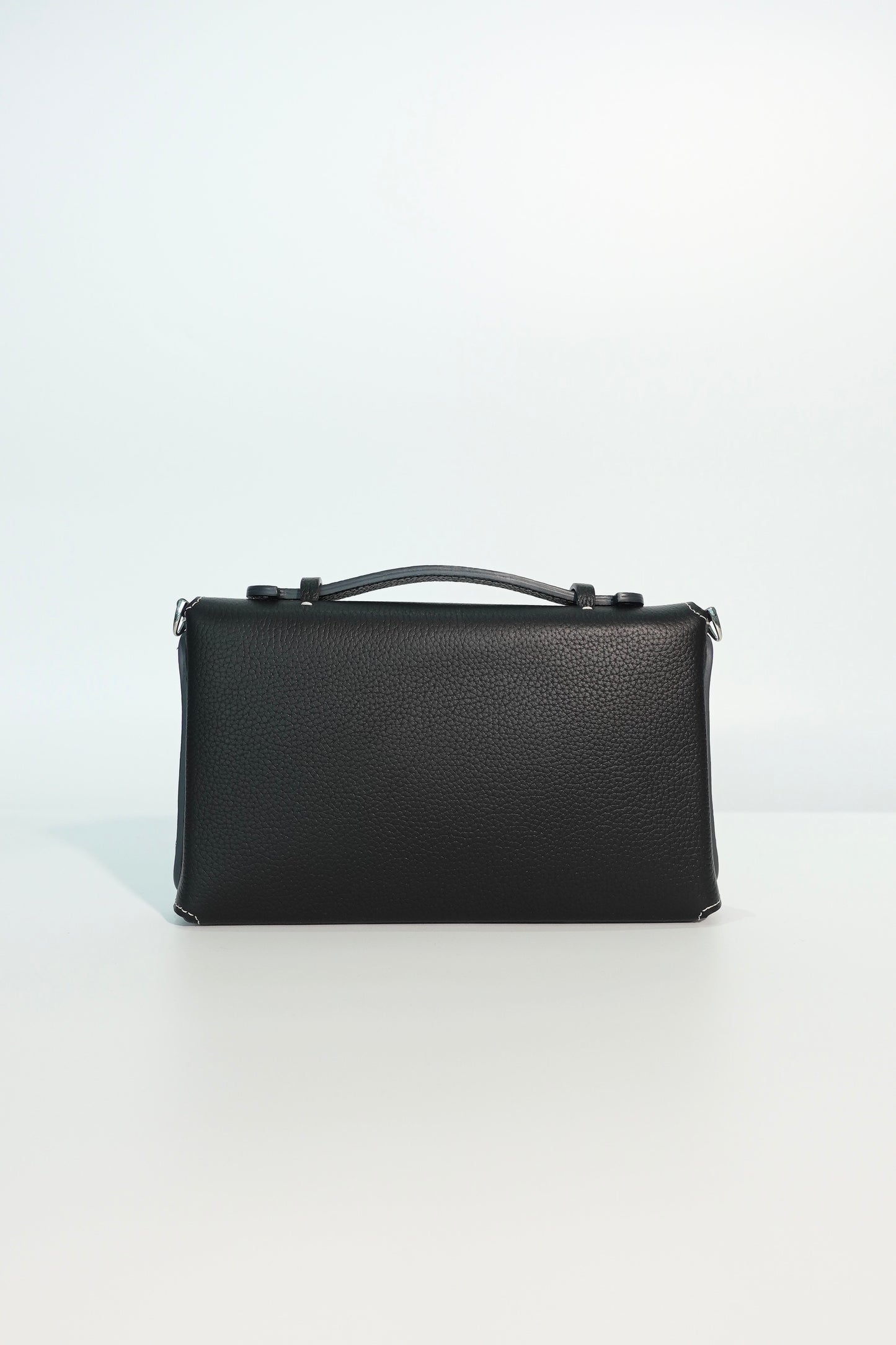 Sumi Crossbody in Black with Silver Hardware