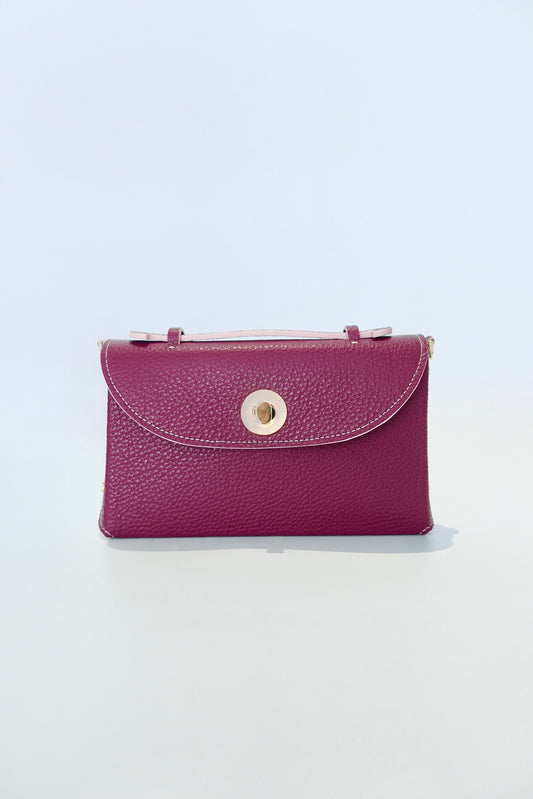 Sumi Crossbody in Turkish Delight with Silver Lock
