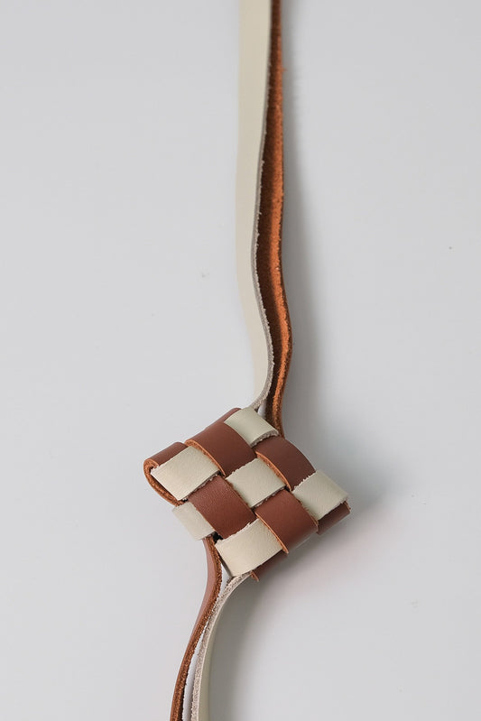 Ketupat Charm in Brown natural