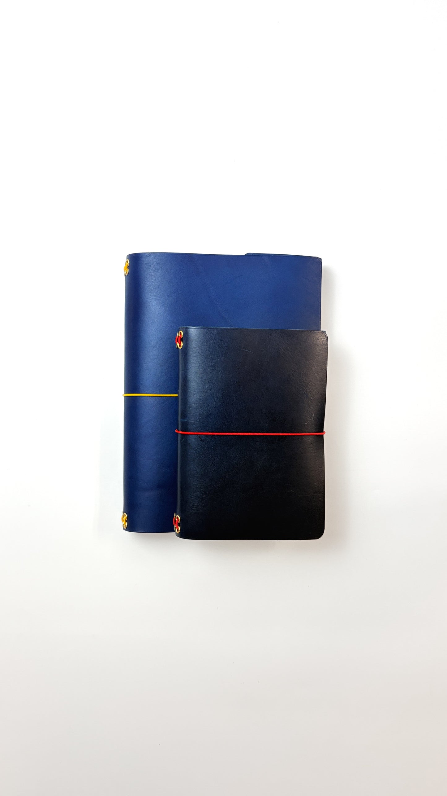 Leather Notebook Cover in Blue