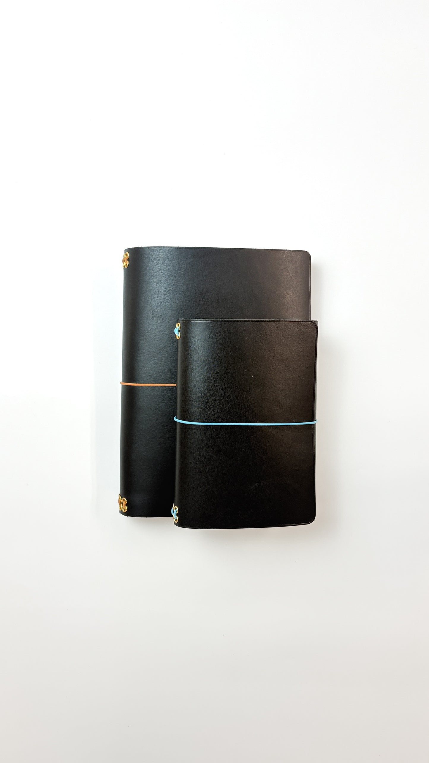 Leather Notebook Cover in Black