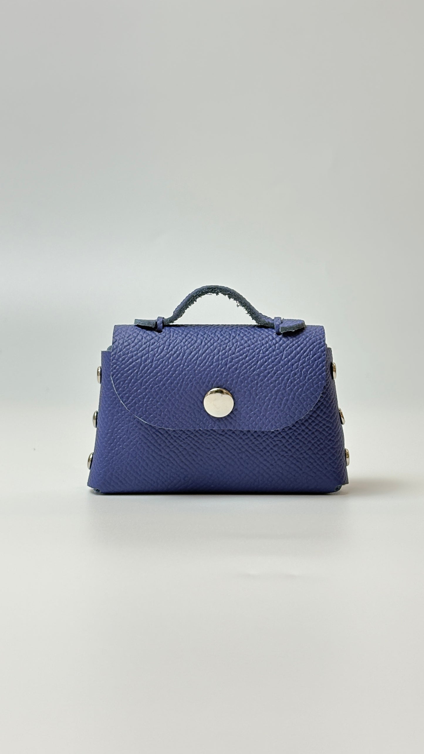 (Pre-Order) Sumi 8 charm in Blue Abysse Epsom leather