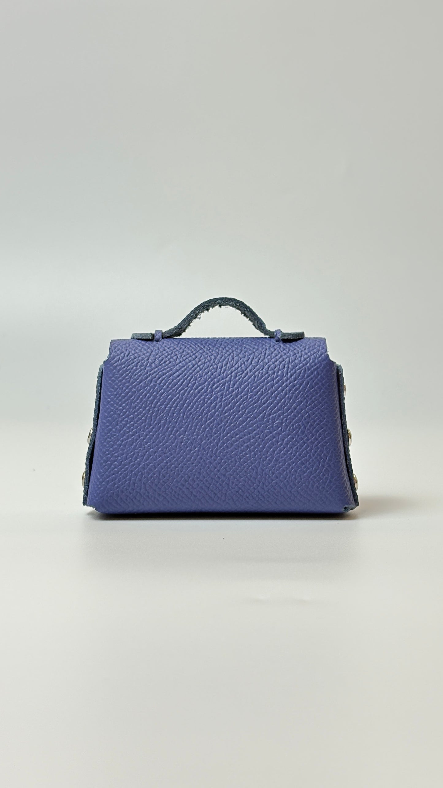 (Pre-Order) Sumi 8 charm in Blue Abysse Epsom leather