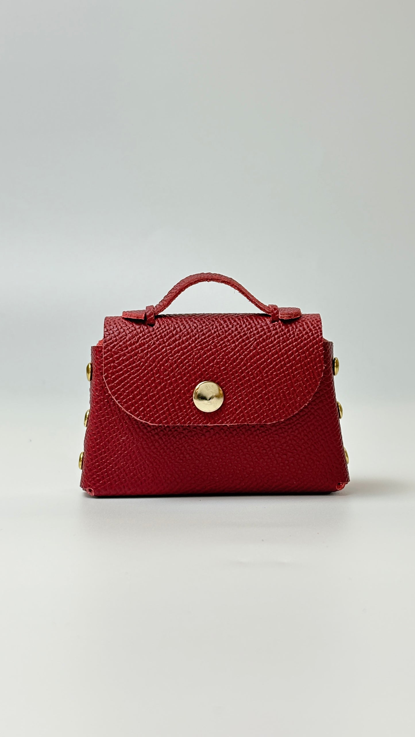 (Pre-Order) Sumi 8 charm in Rubis Epsom leather