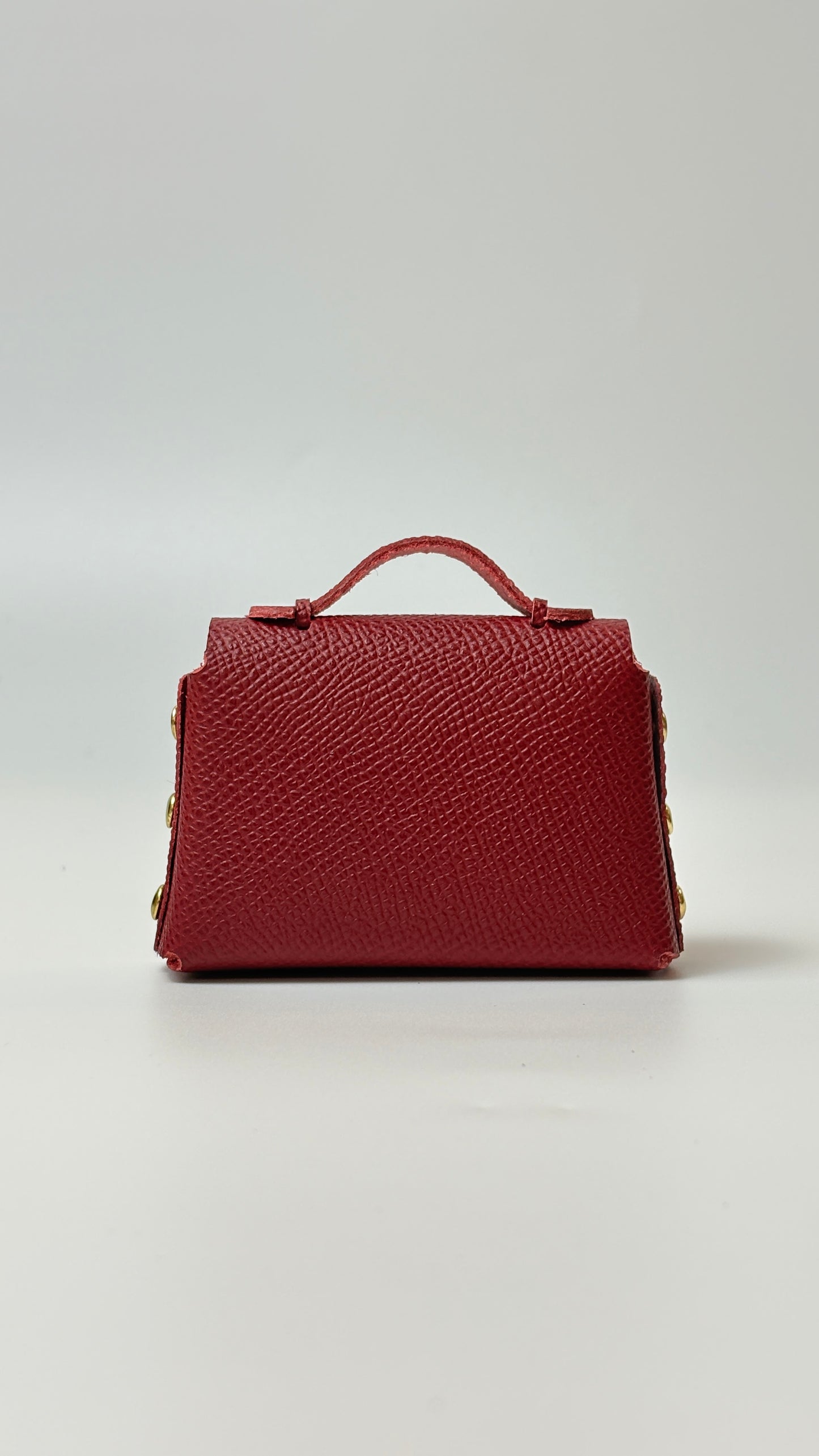 (Pre-Order) Sumi 8 charm in Rubis Epsom leather