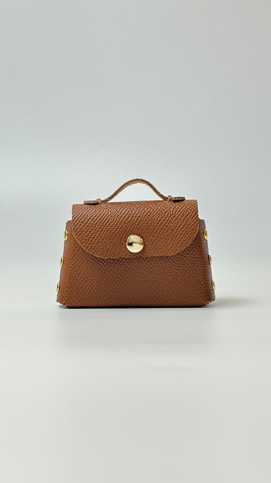 (Pre-Order) Sumi 8 charm in York Epsom leather