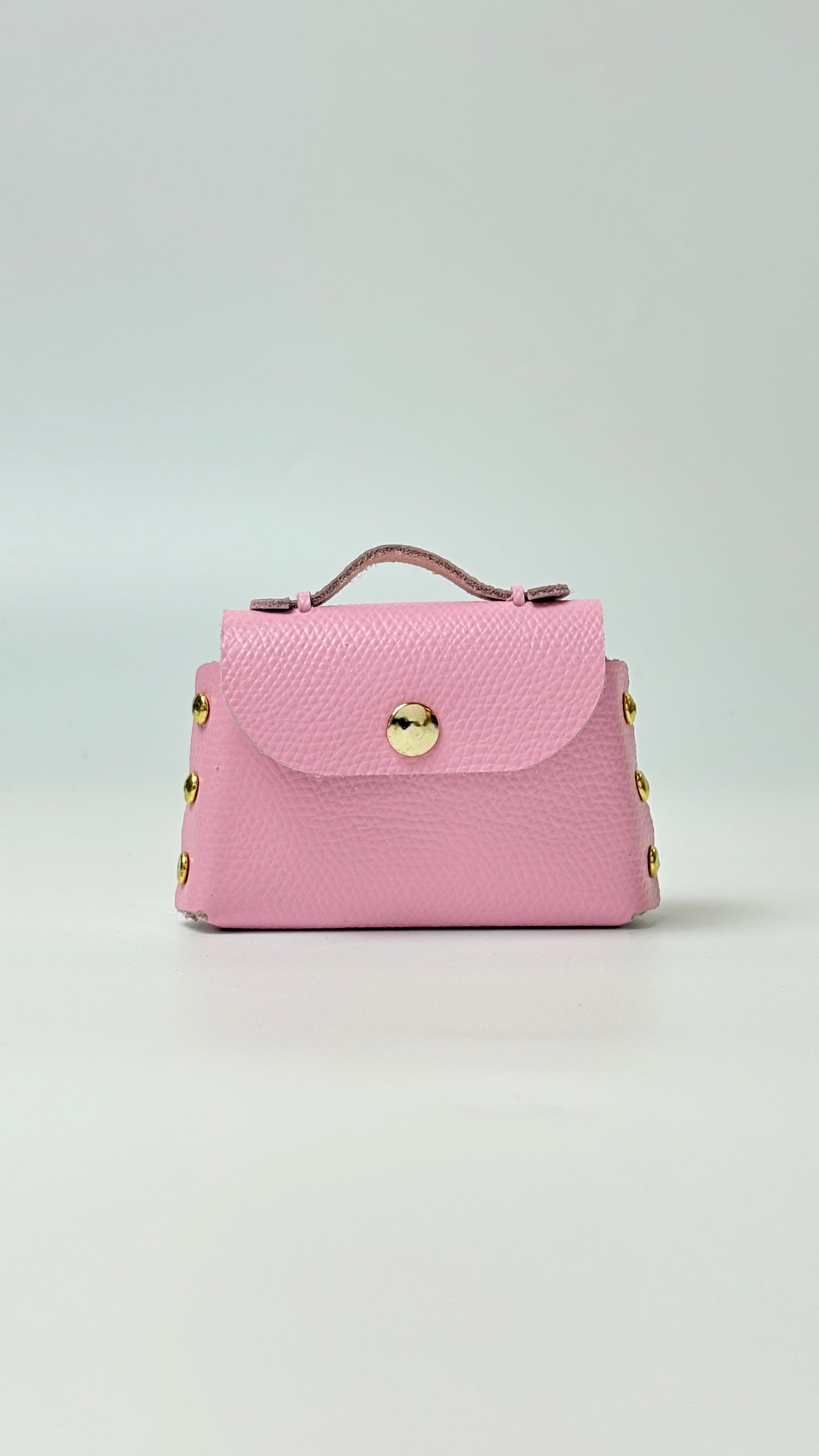 (Pre-Order) Sumi 8 charm in Pink Epsom leather