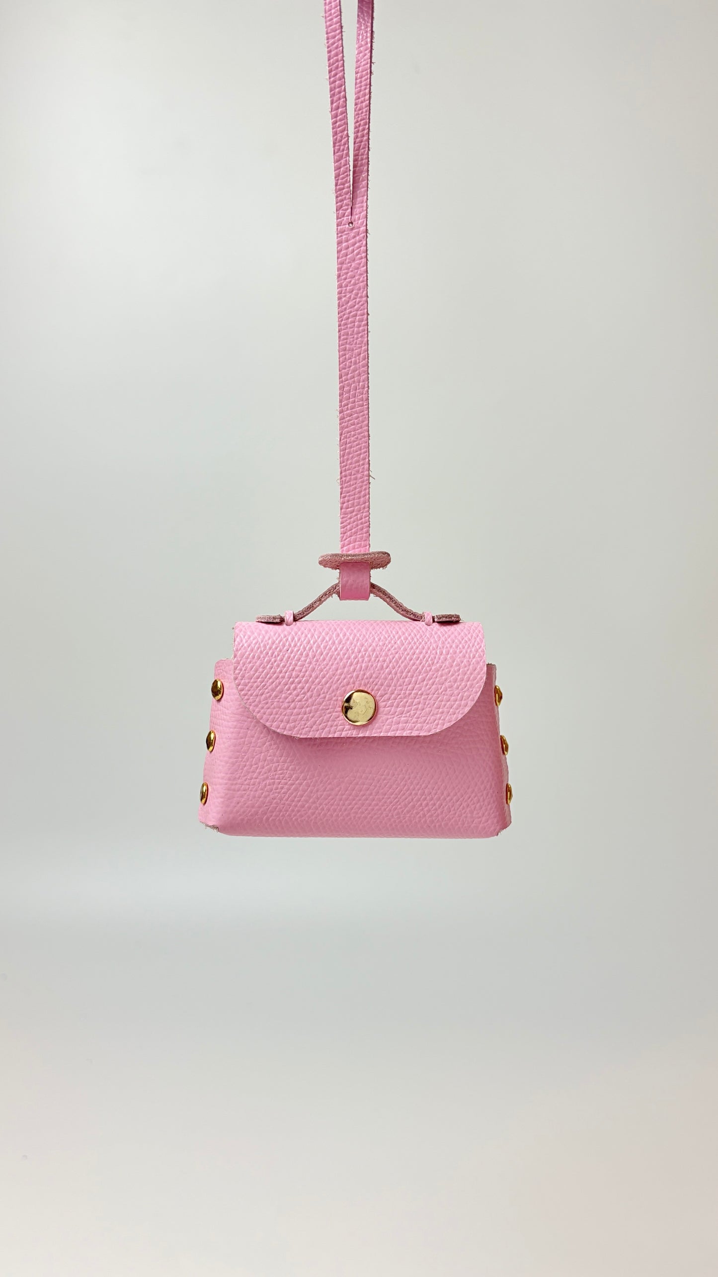 (Pre-Order) Sumi 8 charm in Pink Epsom leather
