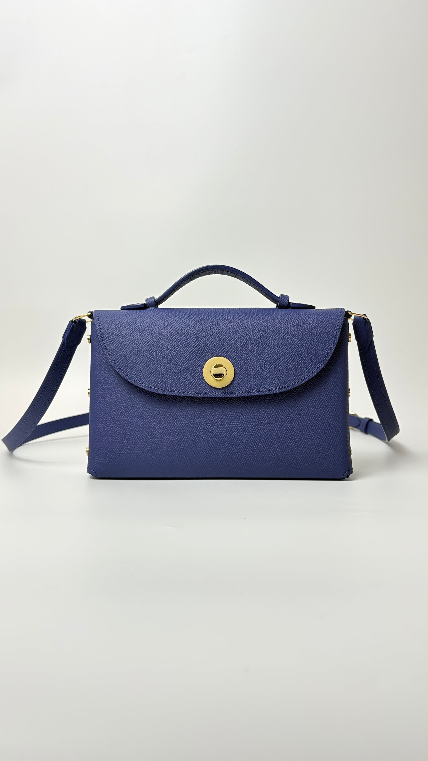 Sumi 21 in Electric Blue & Pink Epsom