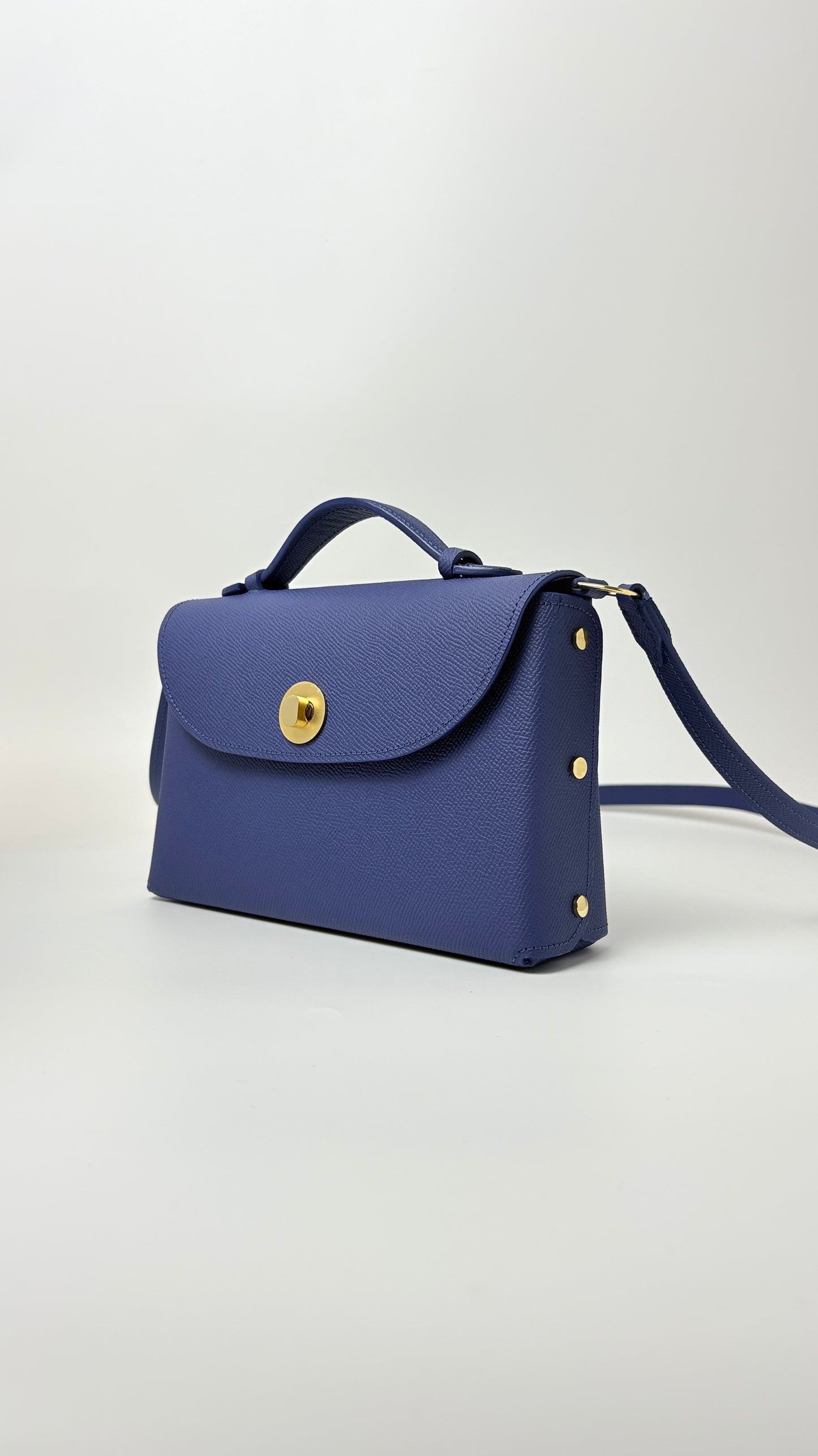 Sumi 21 in Electric Blue & Pink Epsom