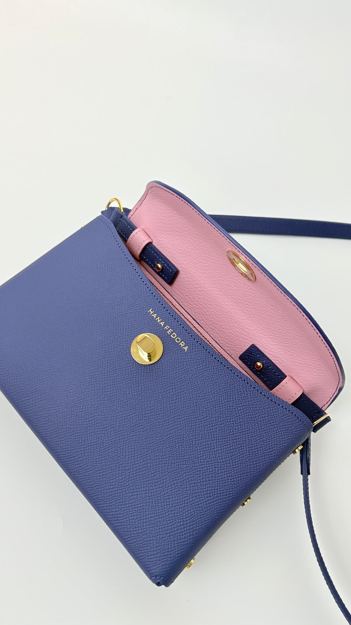 Sumi 21 in Electric Blue & Pink Epsom
