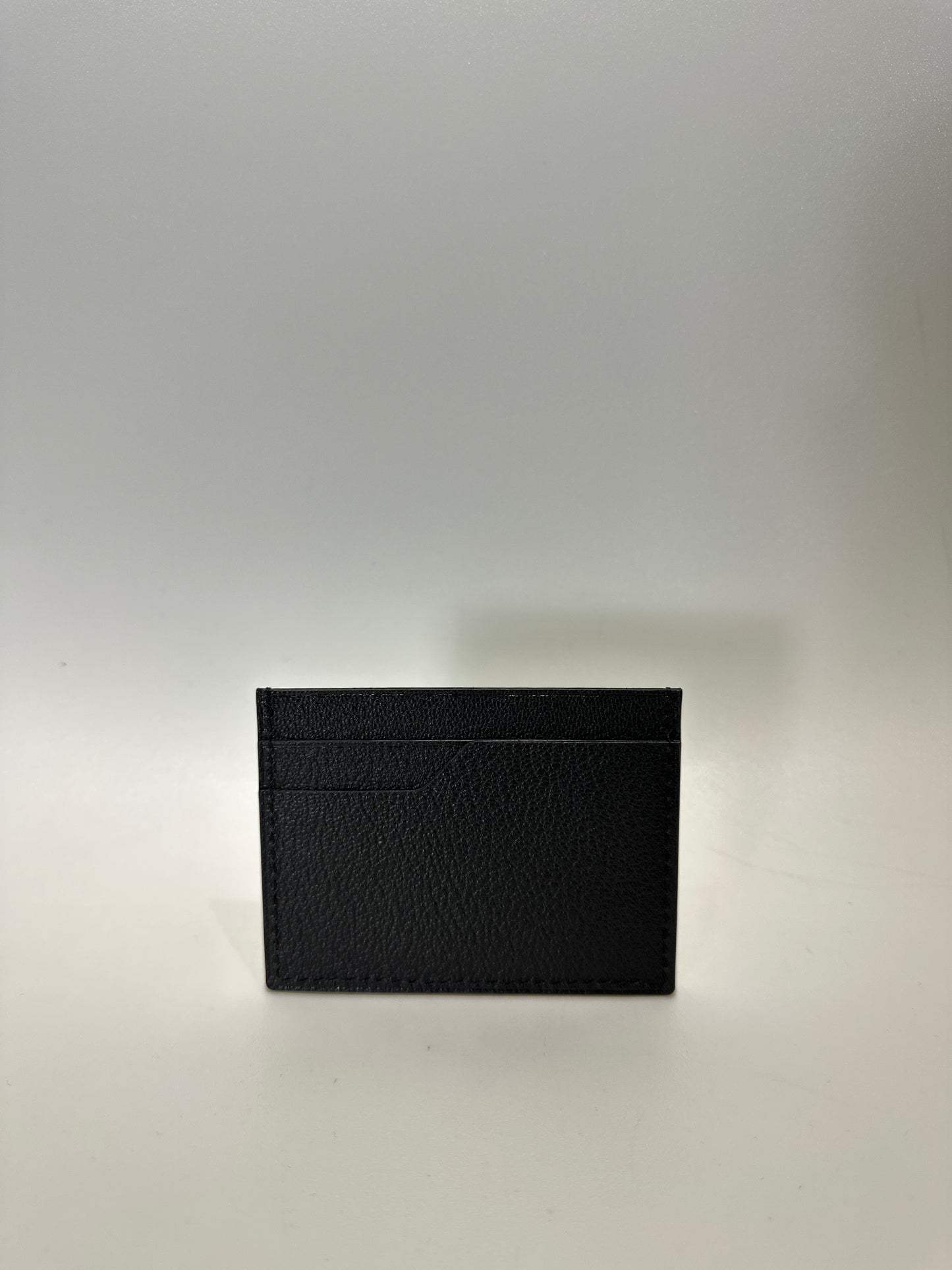 Leather Card Holder in Black