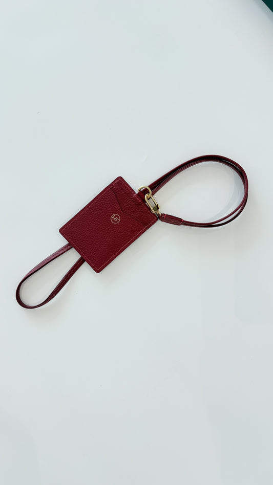 Basic Lanyard in Guinda