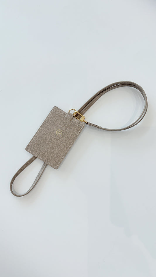 Basic Lanyard in Taupe