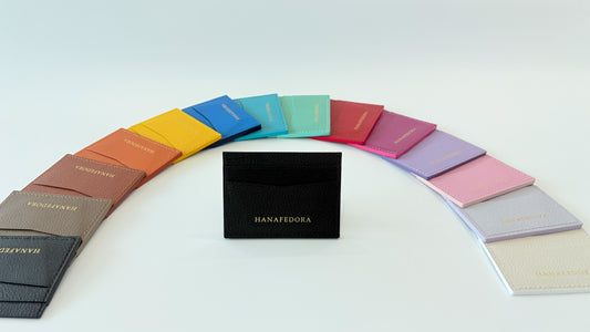 Leather Card Holder in Black