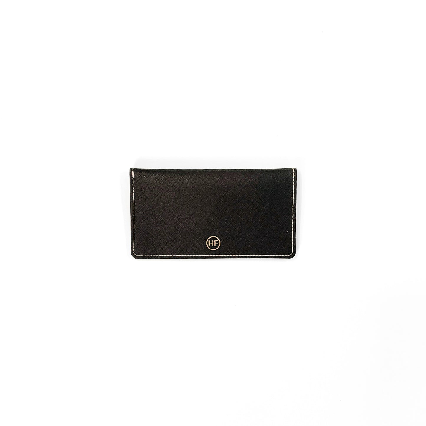 Dark Brown Saffiano Currency Wallet