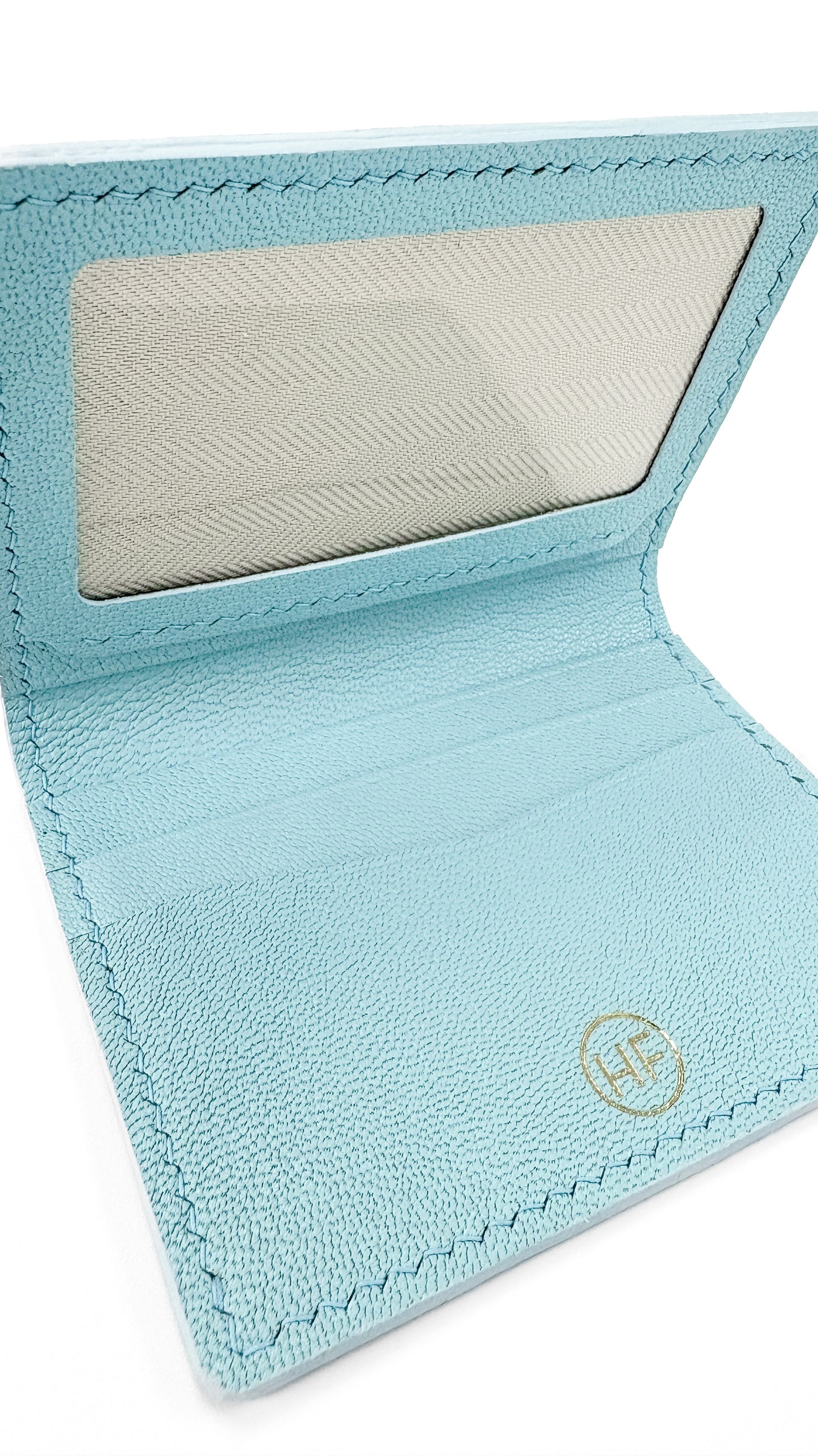 Folded Wallet in Baby Blue