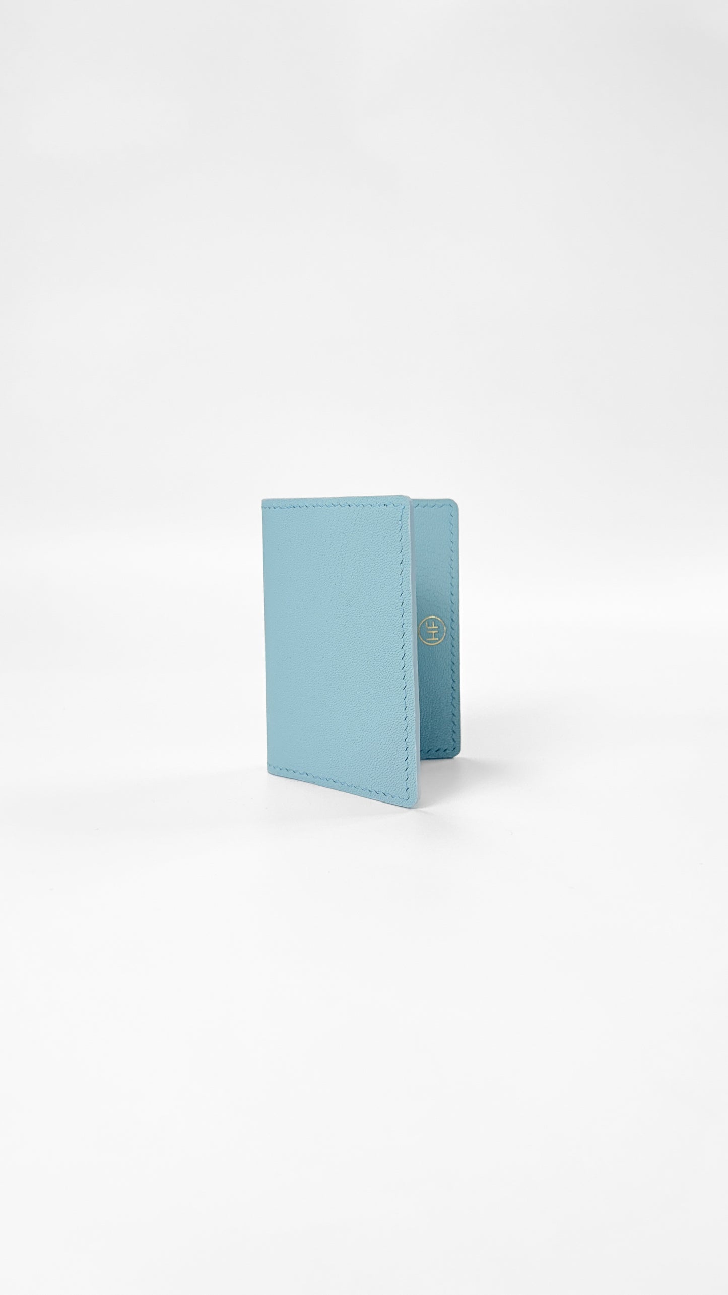 Folded Wallet in Baby Blue