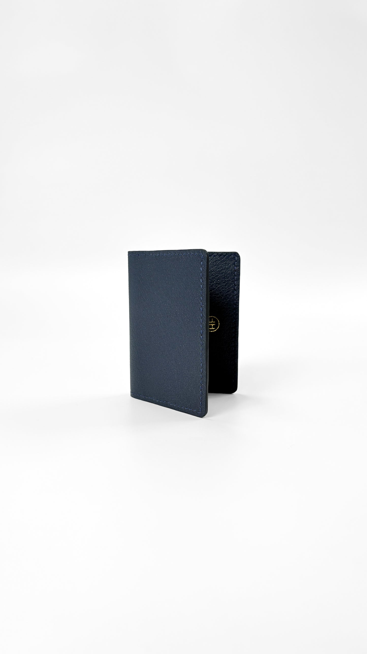 Folded Wallet in Navy Blue