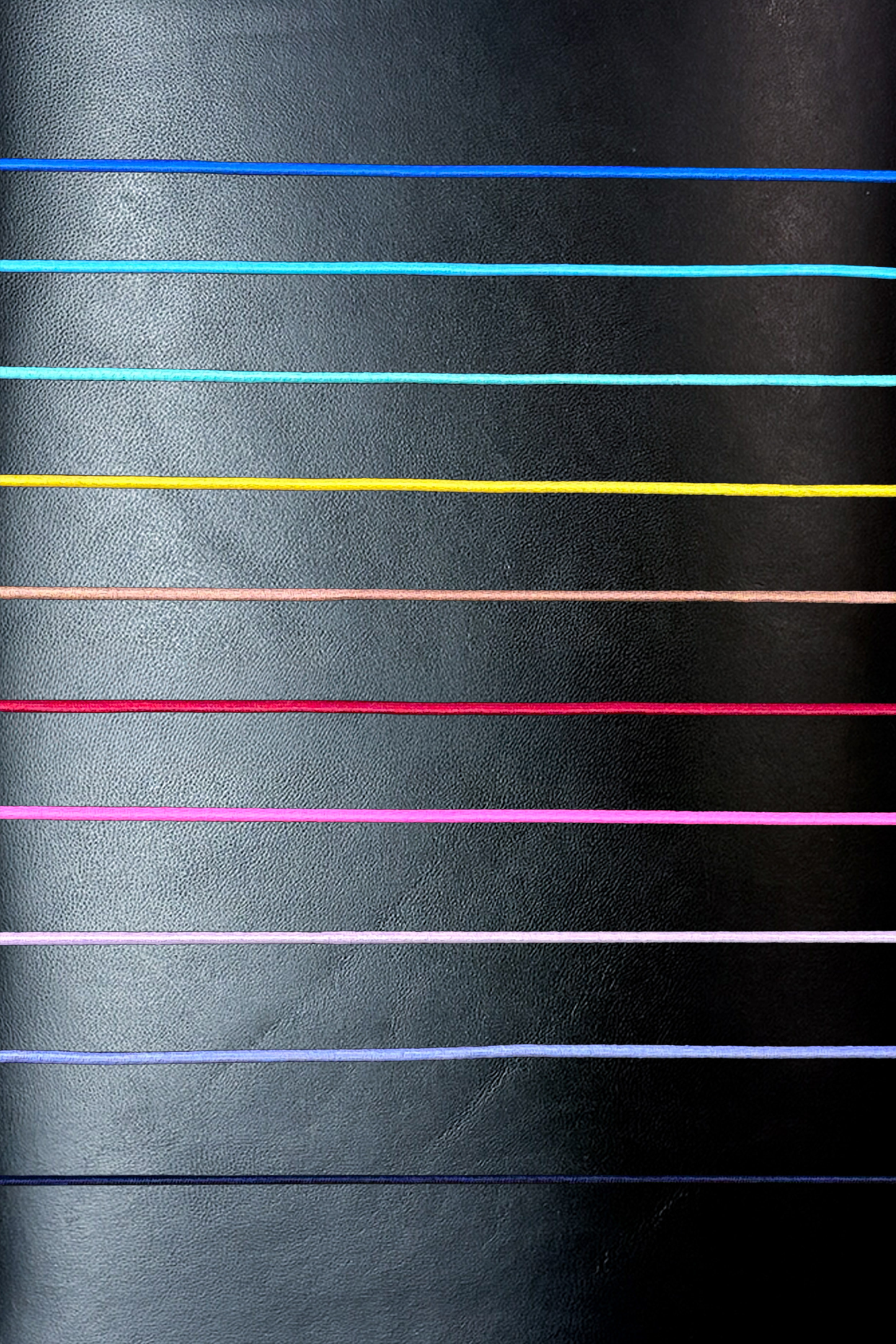 Leather Notebook Cover in Black