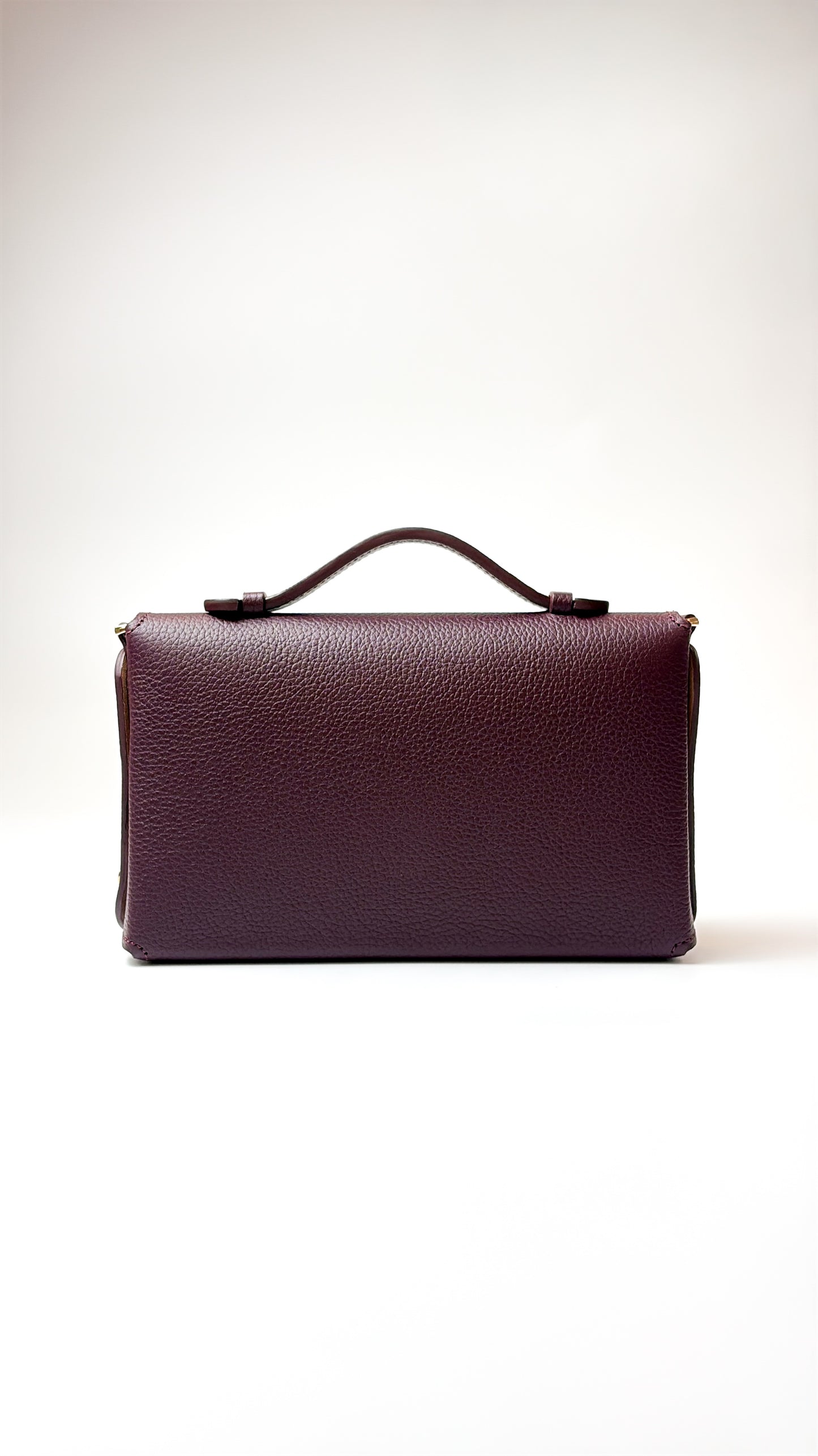 Sumi Crossbody in Burdeos with Gold Hardware