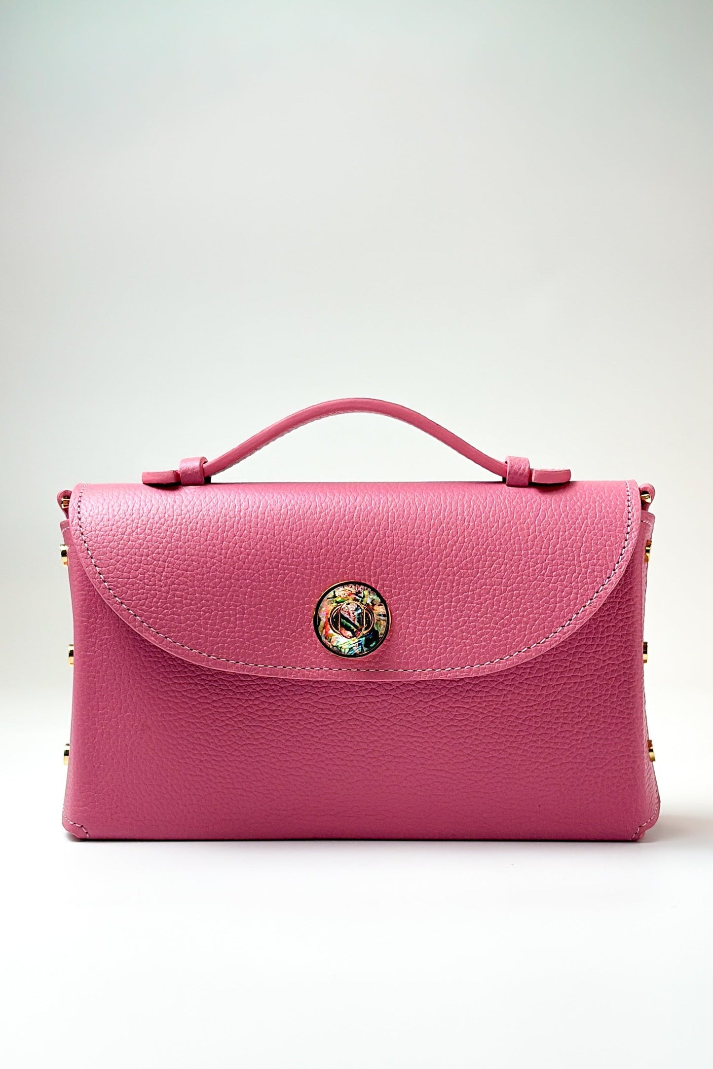 Sumi Crossbody in Sachet with Gold Abalone Lock