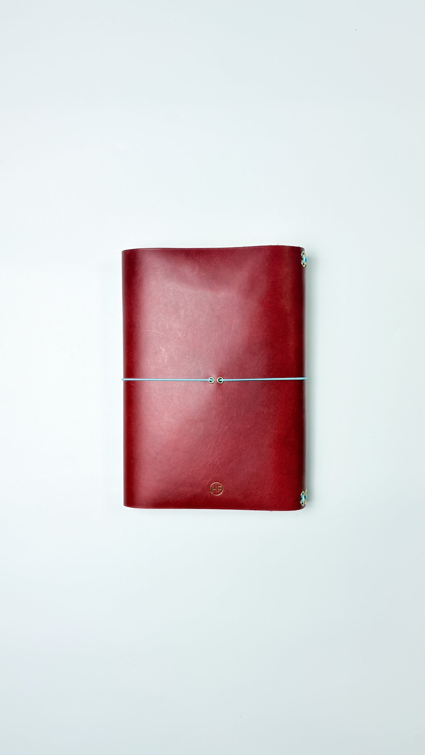 Leather Notebook Cover in Red