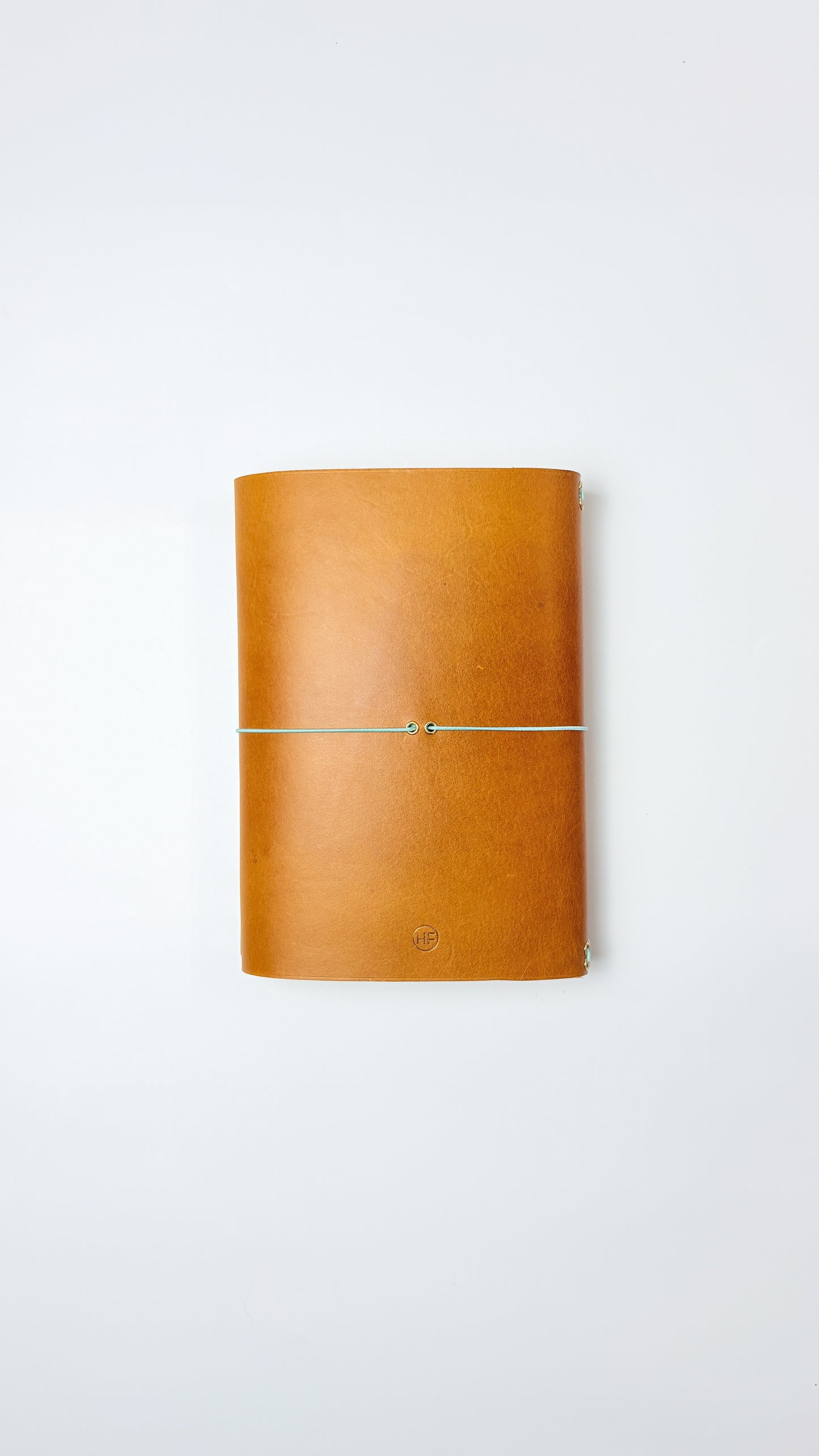 Leather Notebook Cover in Mustard