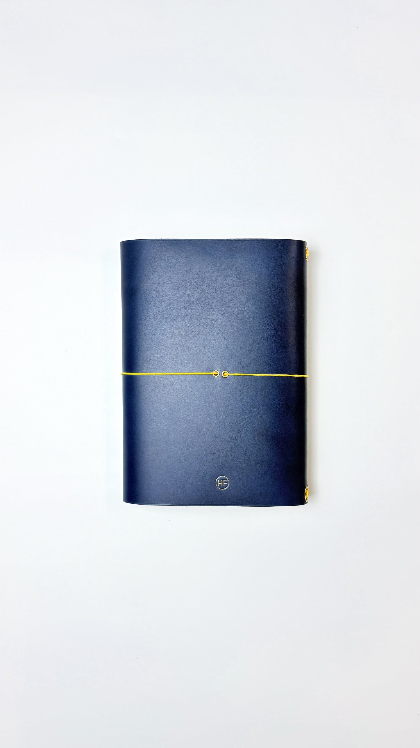 Leather Notebook Cover in Blue