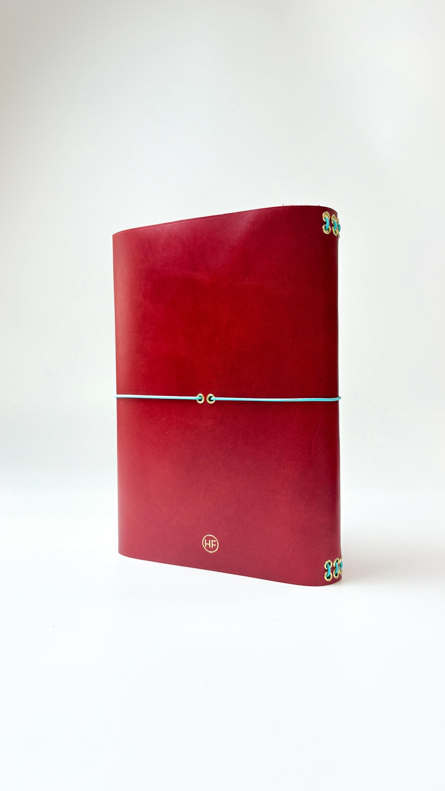 Leather Notebook Cover in Red