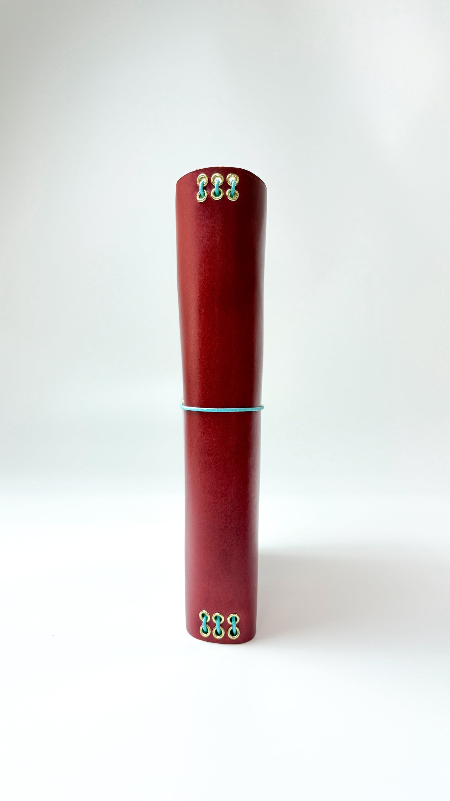 Leather Notebook Cover in Red