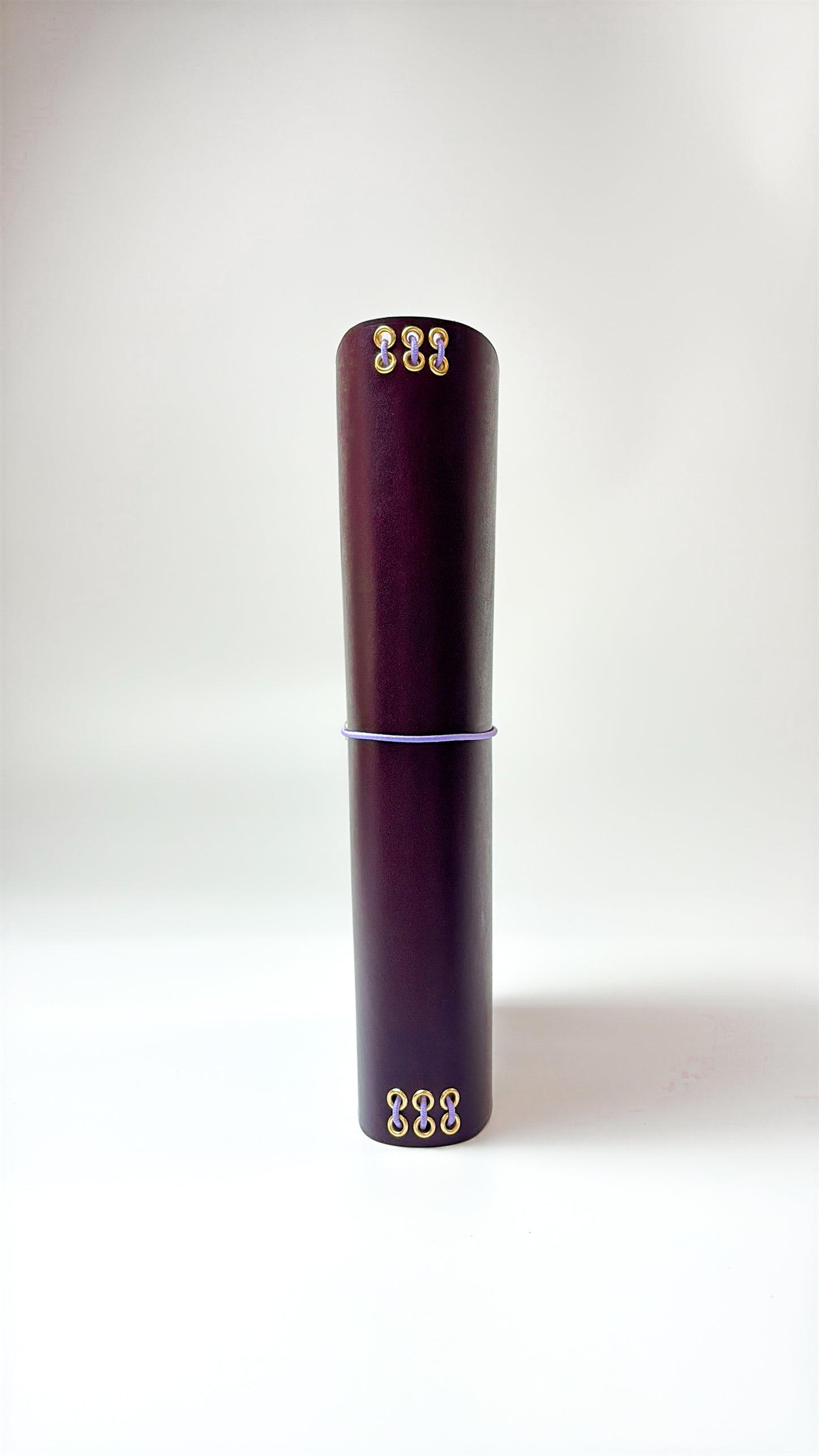 Leather Notebook Cover in Burdeos