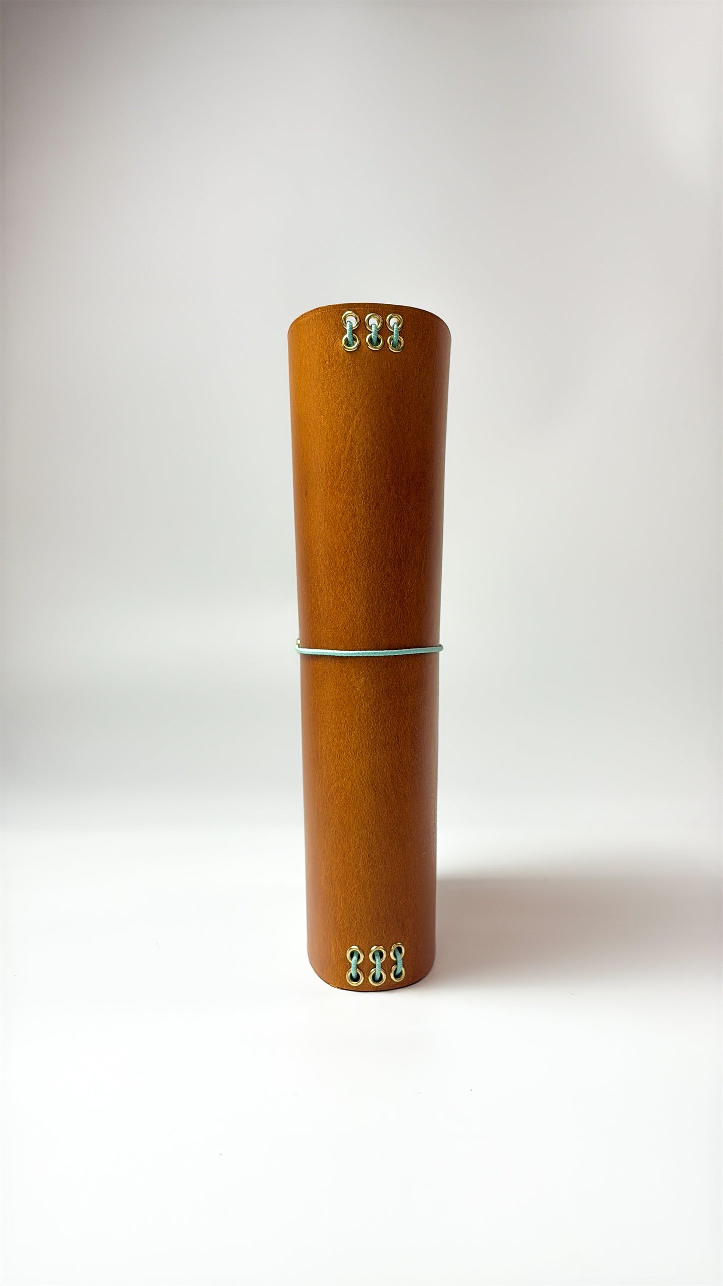 Leather Notebook Cover in Mustard