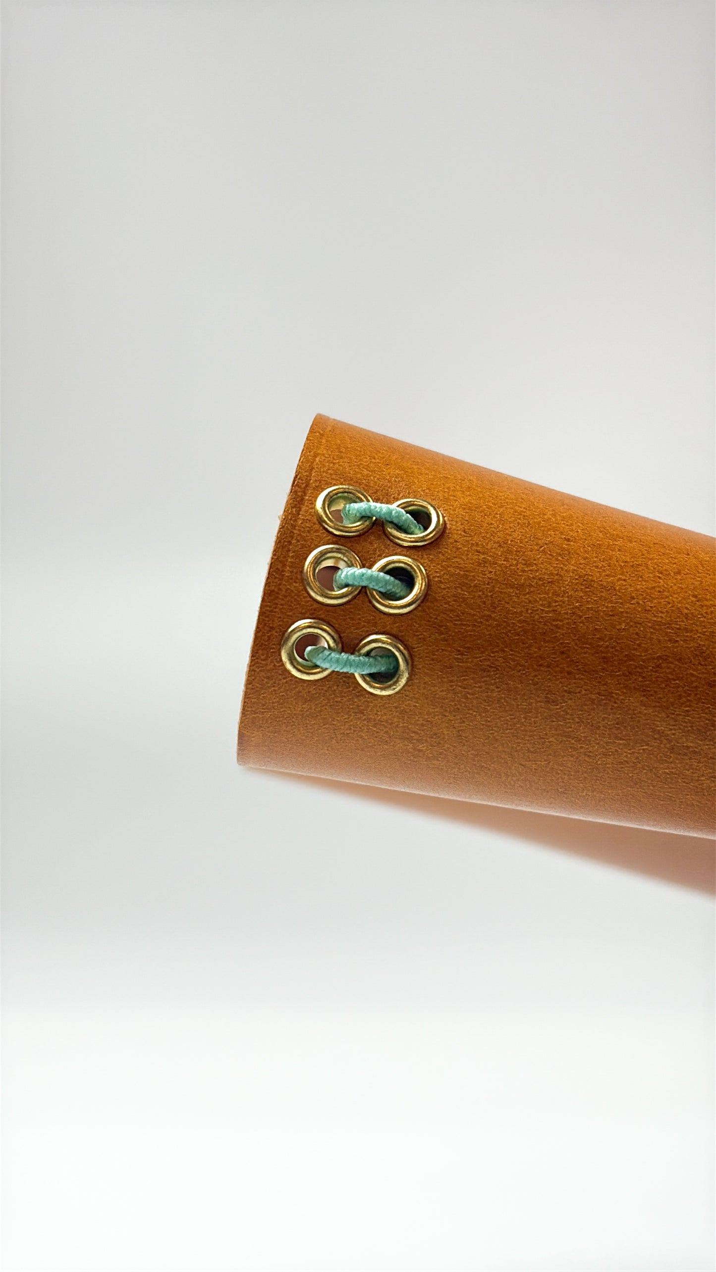 Leather Notebook Cover in Mustard