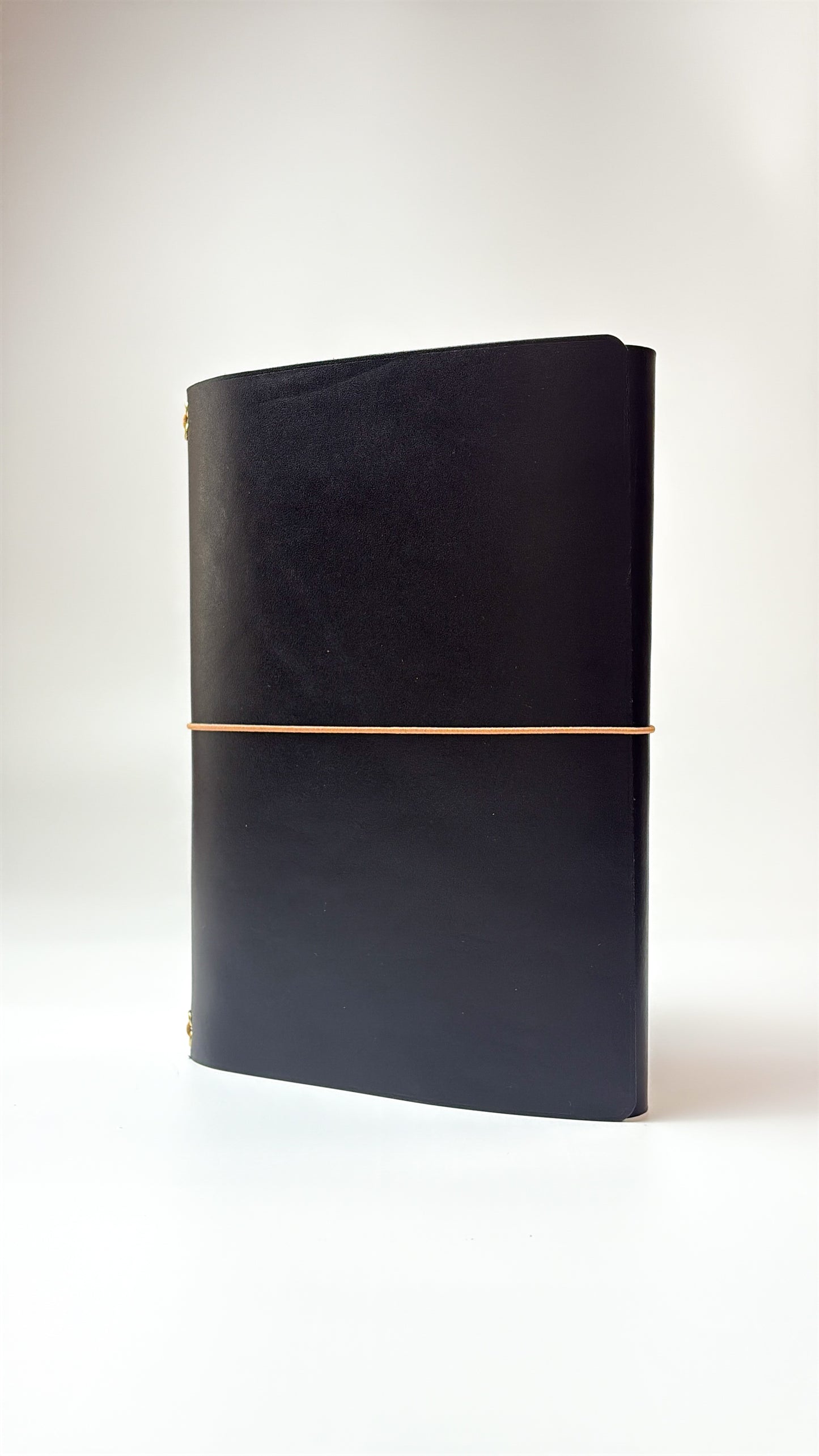 Leather Notebook Cover in Black