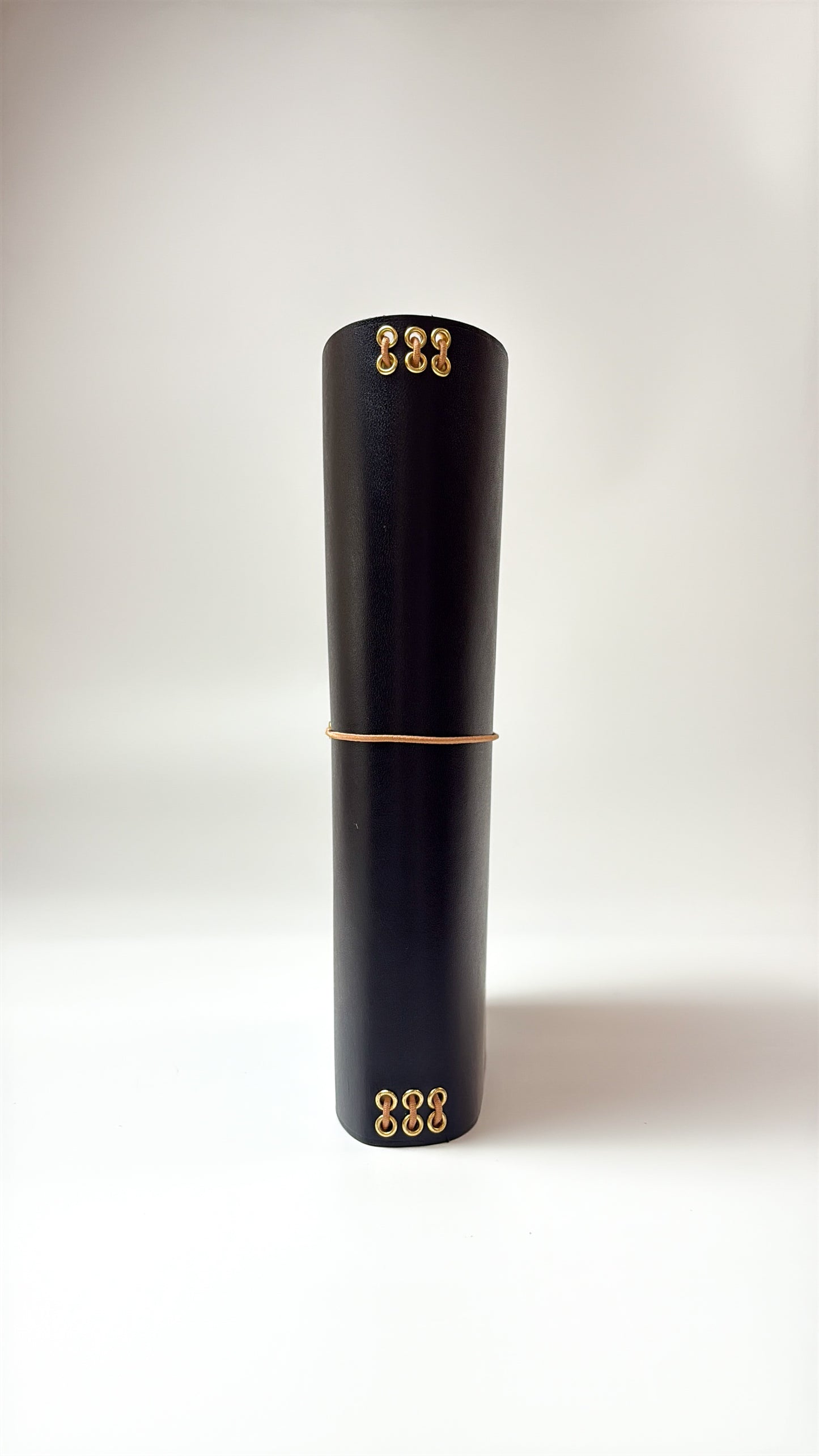 Leather Notebook Cover in Black