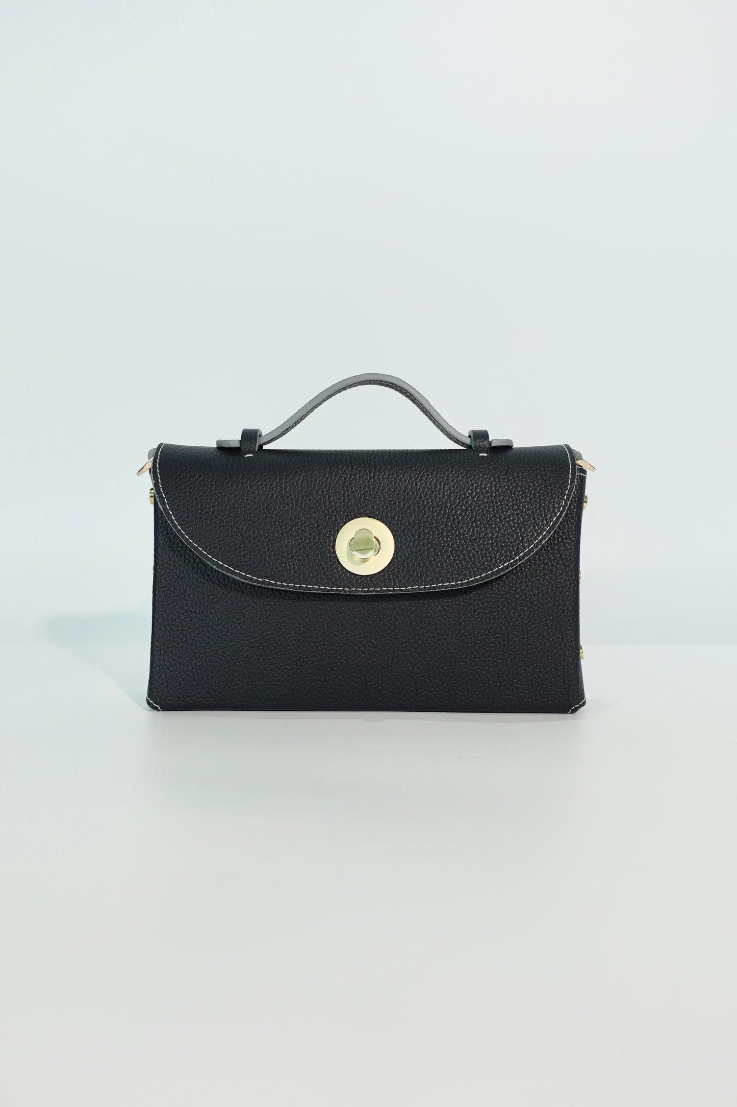 Sumi Crossbody Bag in Navy with Gold hardware